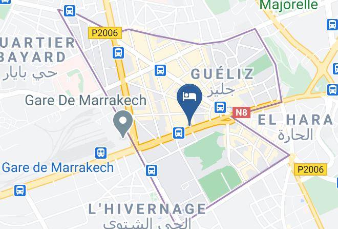 Marrakesh - Hotel Farouk Marrakech Maps