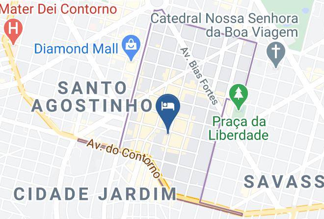 Belo Horizonte - Hotel Fasano Belo Horizonte Maps