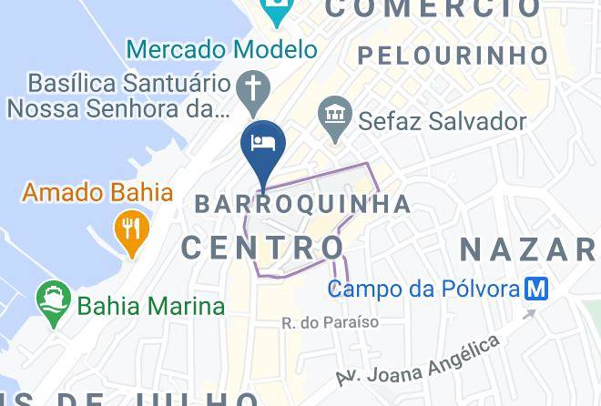 Hotel Fasano Salvador Map