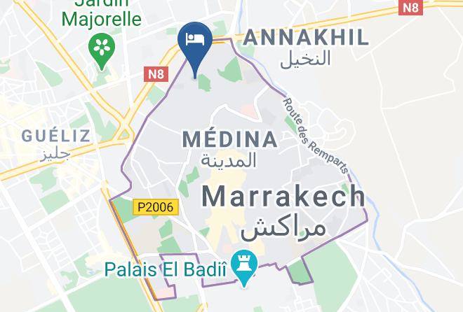 Marrakesh - Hotel Fatima Chahban Maps