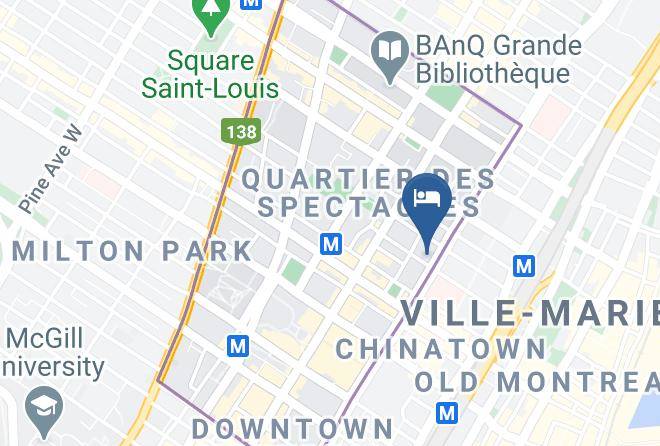 Montreal - Hotel Faubourg Montreal Maps