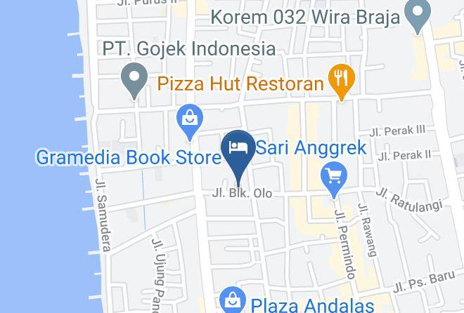 Kota Padang - Hotel Fave Padang Maps