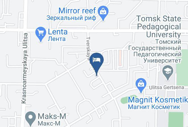 Tomsk - Hotel Favorit Maps