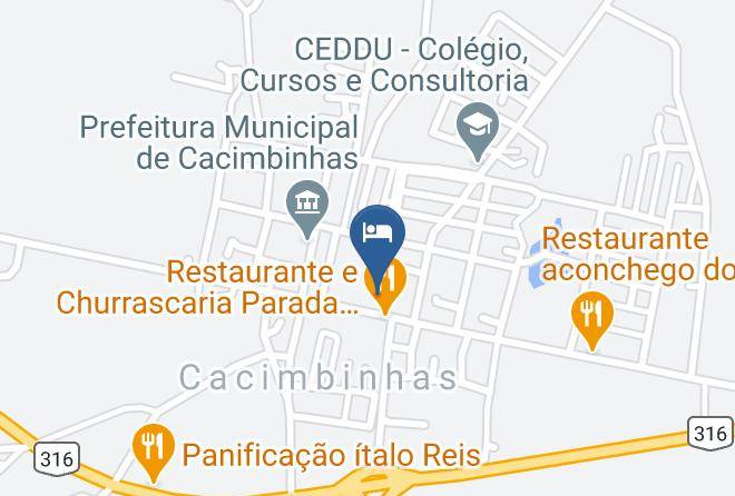 Cacimbinhas - Hotel Favorita Maps