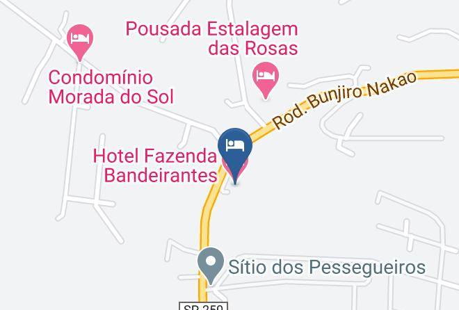 Ibiuna - Hotel Fazenda Bandeirantes Maps