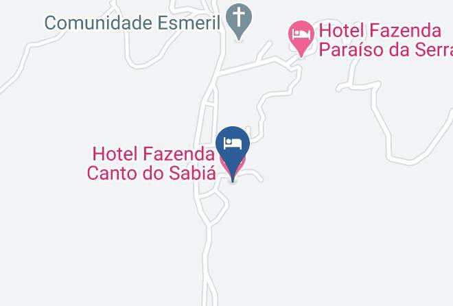 Hotel Fazenda Canto Do Sabia Map
