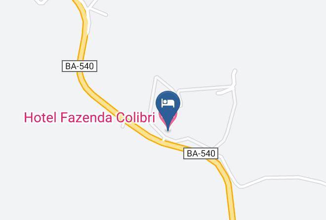 Amargosa - Hotel Fazenda Colibri Maps