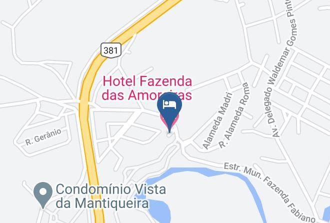 Extrema - Hotel Fazenda Das Amoreiras Maps