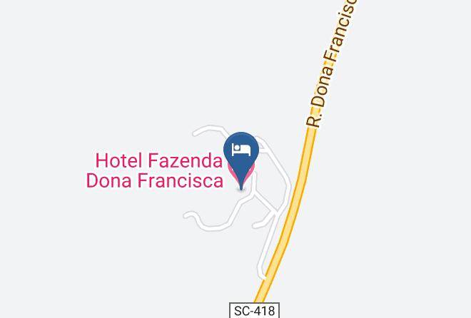 Joinville - Hotel Fazenda Dona Francisca Maps