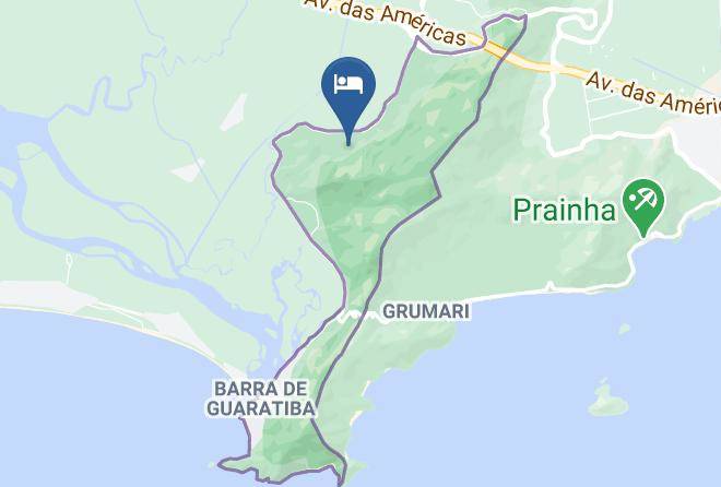 Rio De Janeiro Barra De Guaratiba - Hotel Fazenda Ernani's Jungle Maps