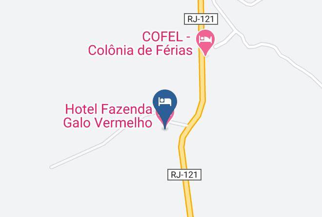 Vassouras - Hotel Fazenda Galo Vermelho Maps