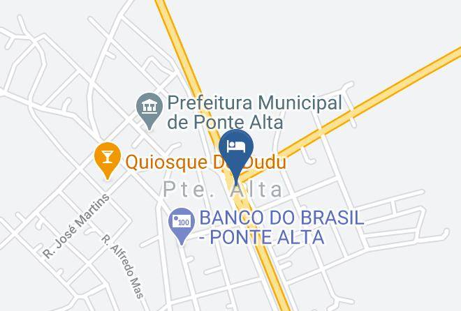 Ponte Alta - Hotel Fazenda Gralha Azul Maps