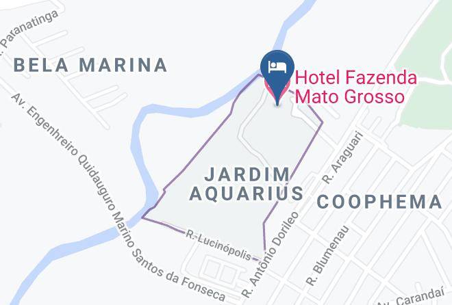 Cuiaba - Hotel Fazenda Mato Grosso Maps
