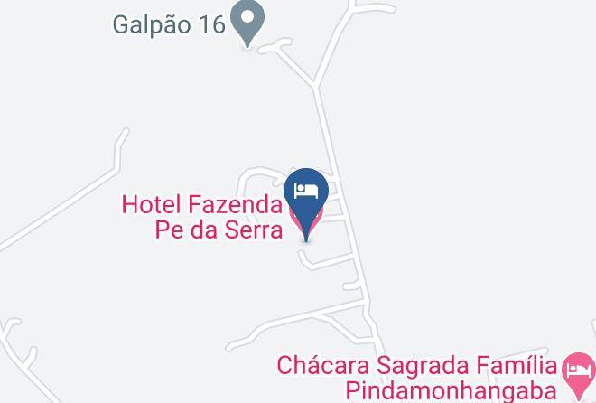 Pindamonhangaba - Hotel Fazenda Pe Da Serra Maps