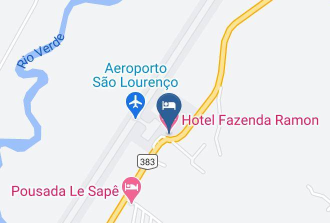 Sao Lourenco - Hotel Fazenda Ramon Maps