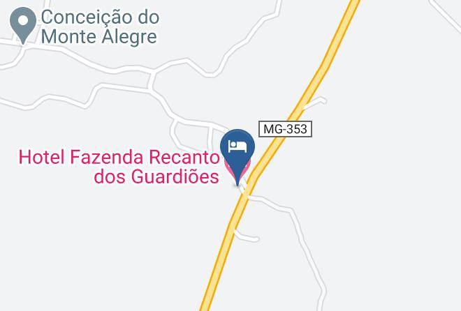 Rio Preto - Hotel Fazenda Recanto Dos Guardioes Maps