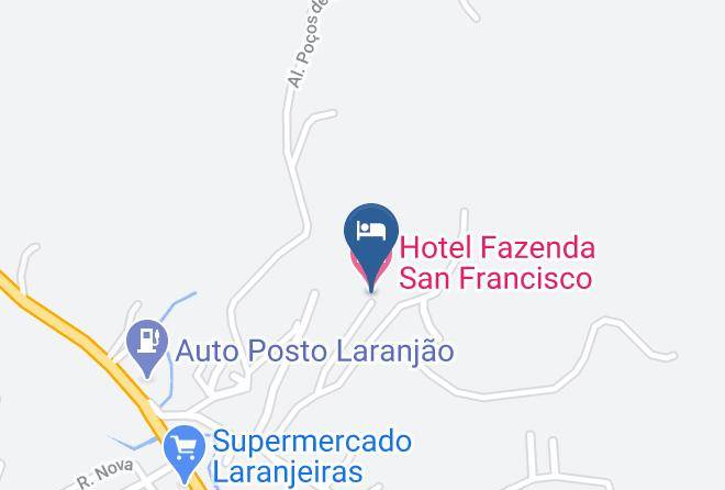 Caldas - Hotel Fazenda San Francisco Maps
