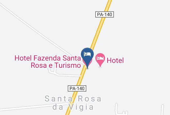 Hotel Fazenda Santa Rosa E Turismo Map