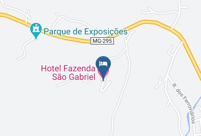 Brasopolis - Hotel Fazenda Sao Gabriel Maps