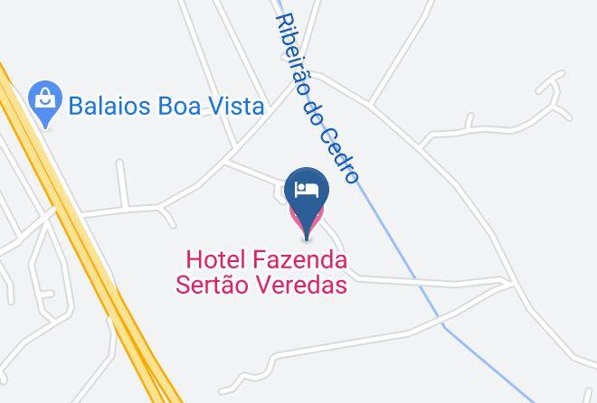 Paraopeba - Hotel Fazenda Sertao Veredas Maps