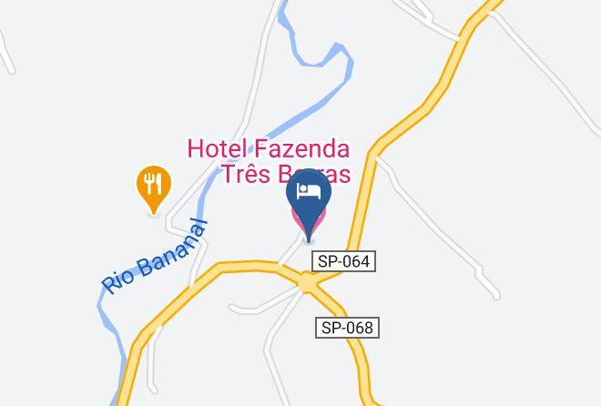Bananal - Hotel Fazenda Tres Barras Maps