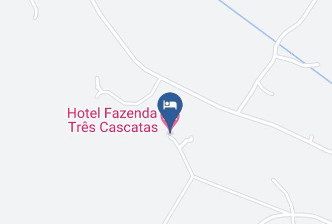 Hotel Fazenda Tres Cascatas Map