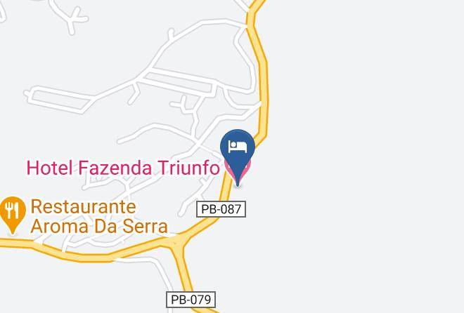 Areia - Hotel Fazenda Triunfo Maps
