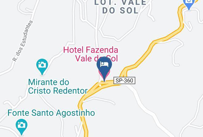 Serra Negra - Hotel Fazenda Vale Do Sol Maps