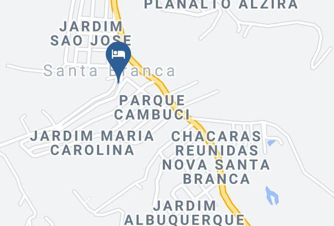 Santa Branca - Hotel Fazendao Maps
