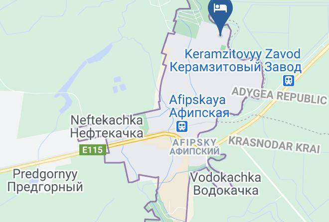 Seversky District - Hotel Fc Afips Afipsky Maps