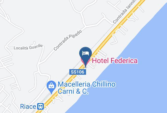 Reggio Di Calabria - Hotel Federica Maps