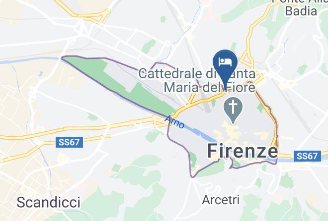 Florence - Hotel Fedora Maps