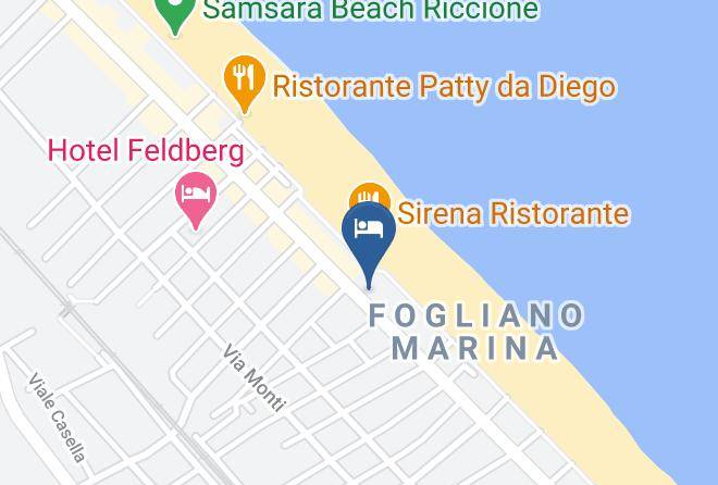 Rimini - Hotel Fedora Maps