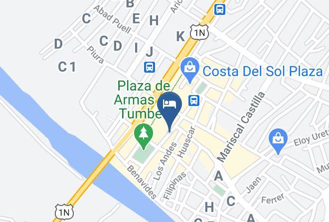 Tumbes - Hotel Feijoo Maps