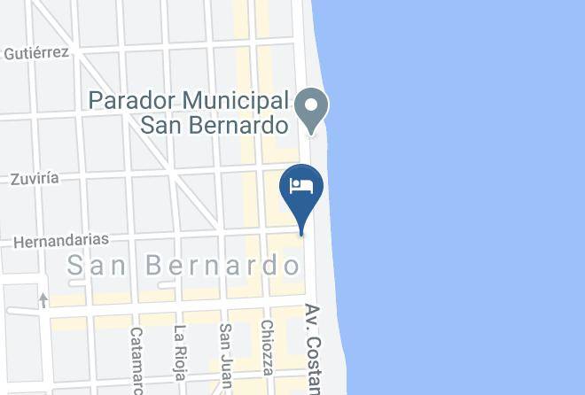Mar Del Tuyu - Hotel Felence Maps