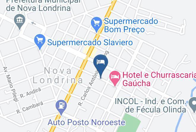 Nova Londrina - Hotel Felice Maps