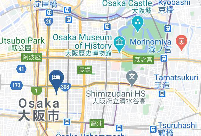 Osaka City Chuo Ward - Hotel Felice Shinsaibashi Maps