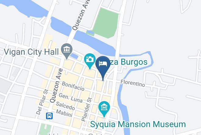Hotel Felicidad Vigan Map