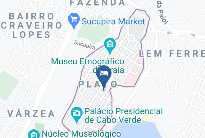 Praia - Hotel Felicidade Maps