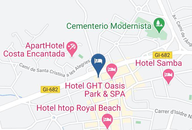 Girona - Hotel Fenals Garden Maps