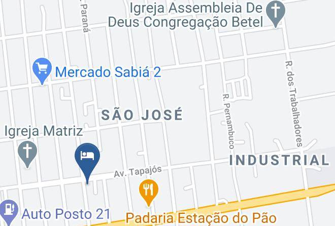 Colorado Do Oeste - Hotel Fenicia Maps