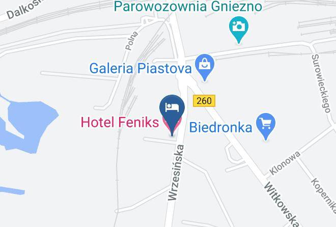 Gnieznienski - Hotel Feniks Maps