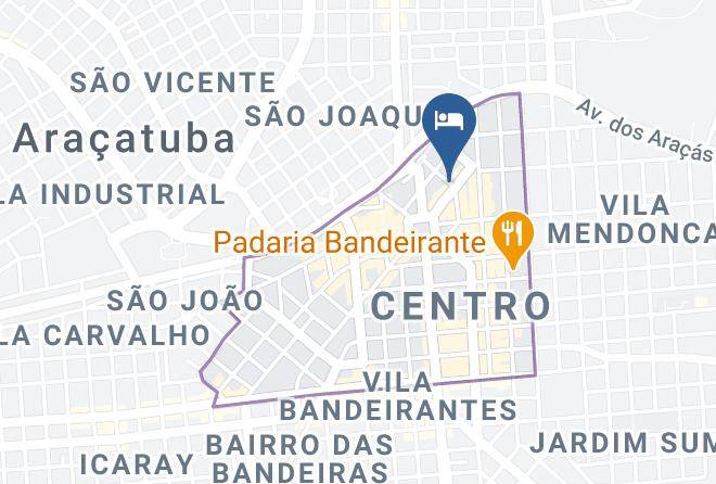 Aracatuba - Hotel Fenix Maps