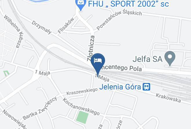 Jelenia Gora - Hotel Fenix Maps