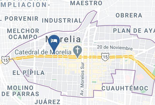Morelia - Hotel Fenix Maps