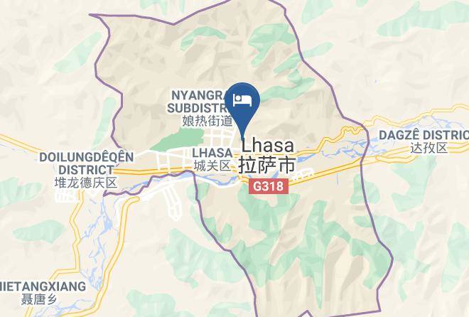 Lhasa - Hotel Feralas Tibet Maps