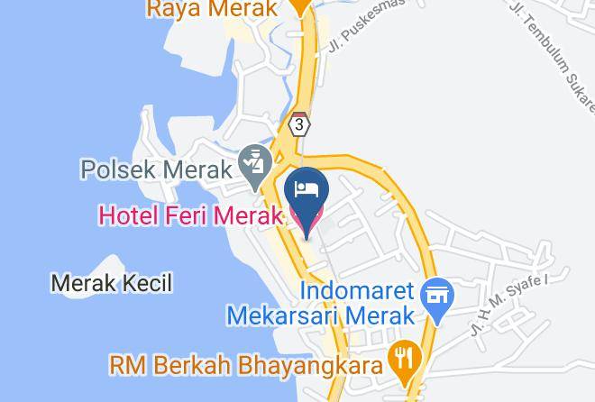 Kota Cilegon - Hotel Feri Merak Maps