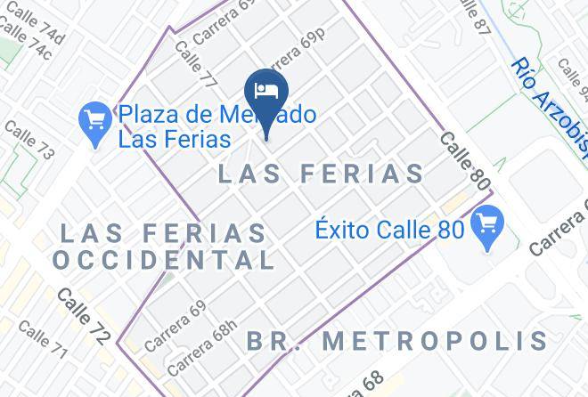 Bogota - Hotel Ferias Park Maps