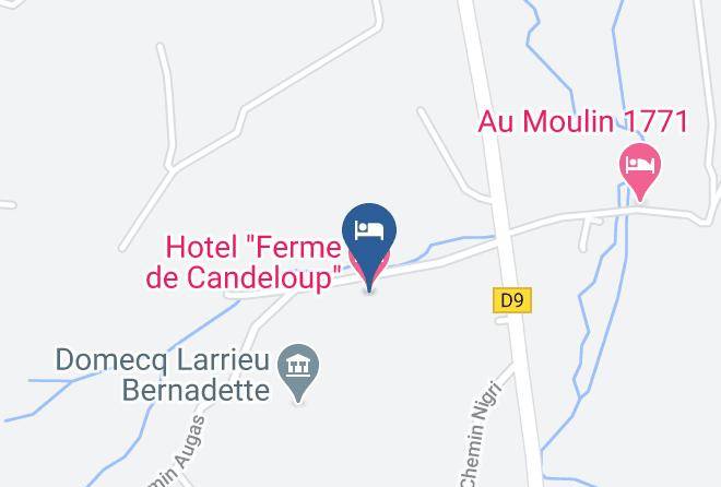 Pyrenees Atlantiques - Hotel Ferme De Candeloup Maps