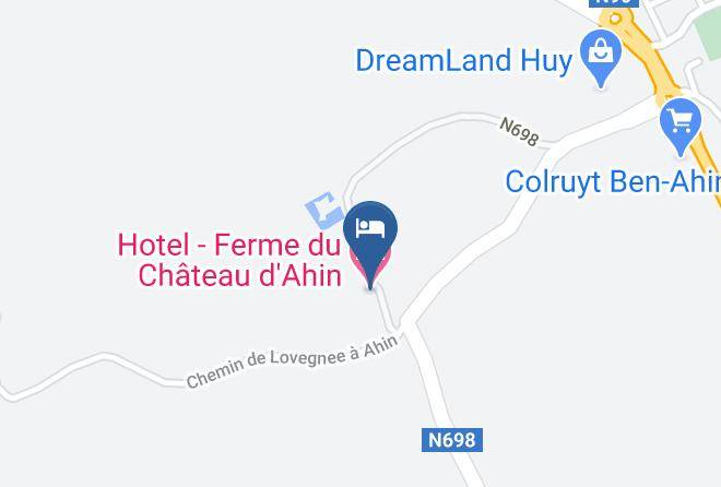 Liege - Hotel Ferme Du Chateau D'ahin Maps